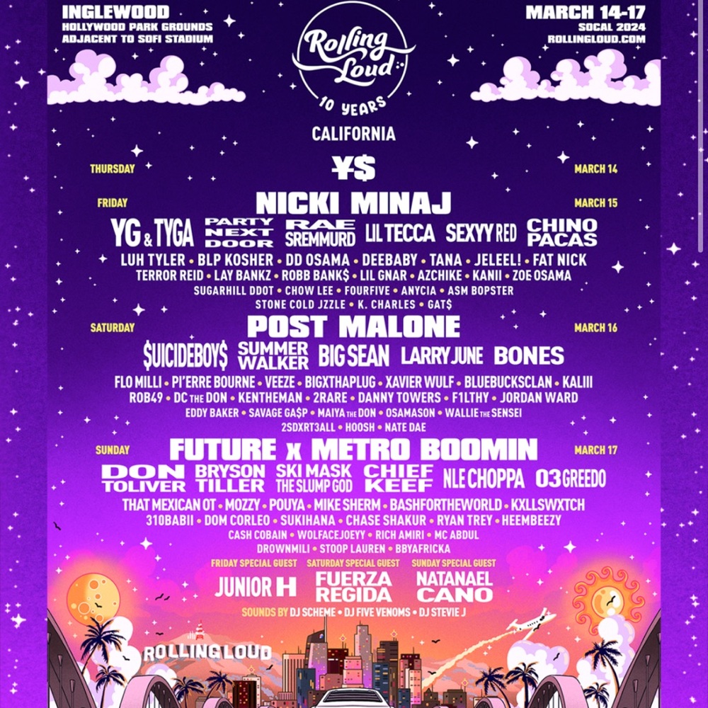 2 Rolling loud wristbands